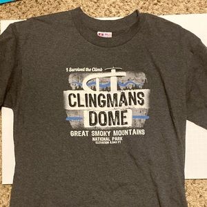 Bayside’s best“I survived the climb”clingmans dome great smoky mountains t-shirt